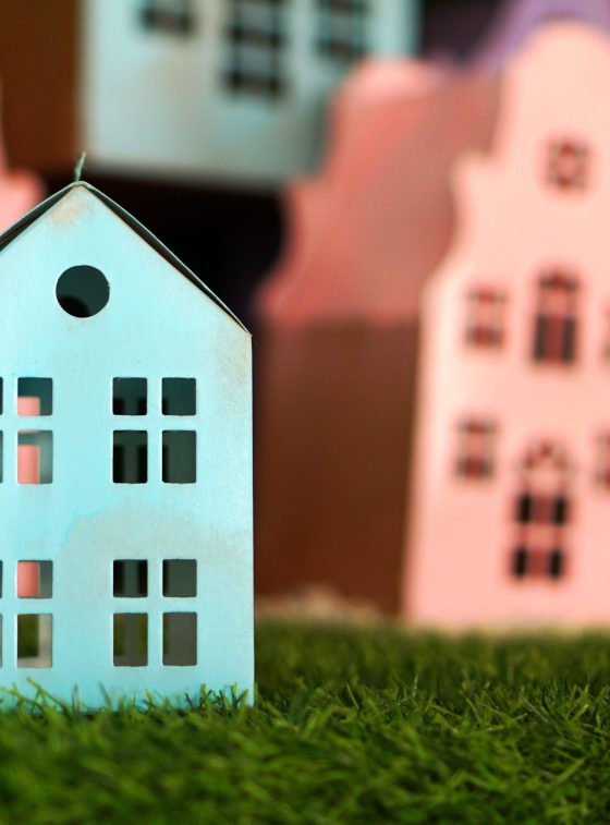 Image of the article: Have you heard about Portuguese Urbanistic Simplex? In this image, there are cardboard buildings.